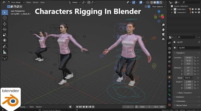 Do model rig convert fix 52 arkit blendshape in iclone, maya, cc4, c4d ...