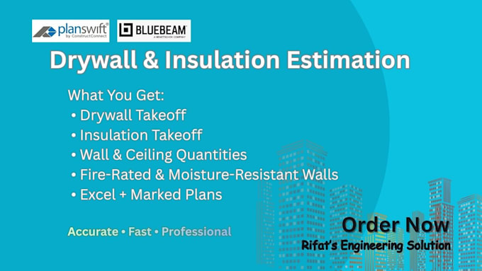 provide accurate estimation for drywall and insulation