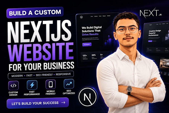build a business website with admin dashboard in nextjs