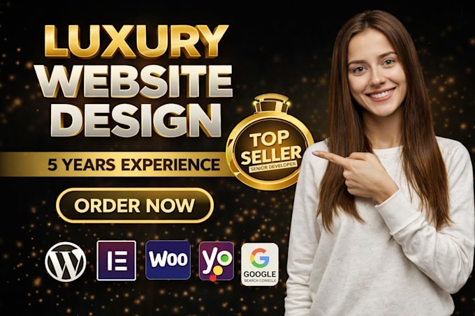 build a luxury wordpress website design for your premium brand