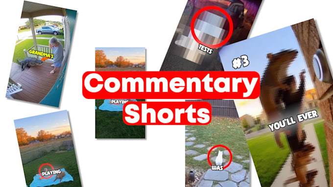 create professional commentary shorts for you
