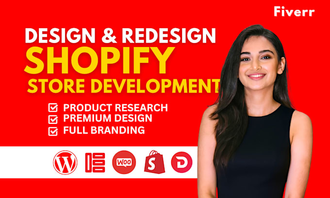 do shopify ecommerce website development, shopify store design