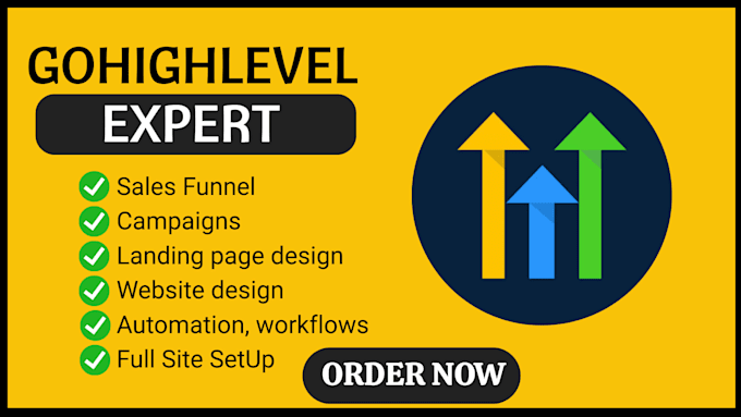build gohighlevel website, gohighlevel landing page