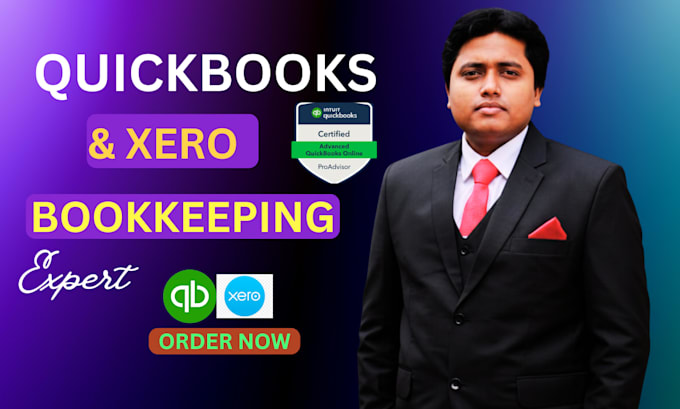 do accounting and bookkeeping using quickbooks and xero