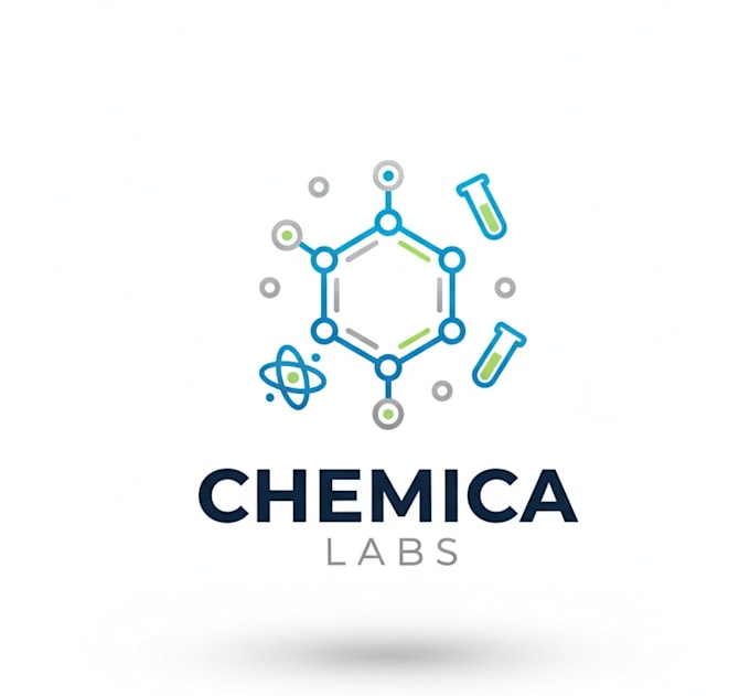 do chemistry science lab mascot logo
