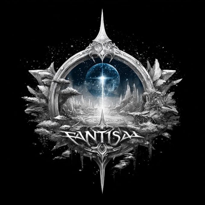 drawin awesome rpg fantasy or sci fi logo for you