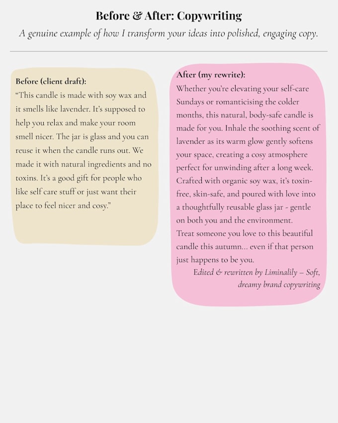 proofread, edit or create your business writing