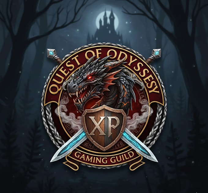 design a custom rpg gaming logo
