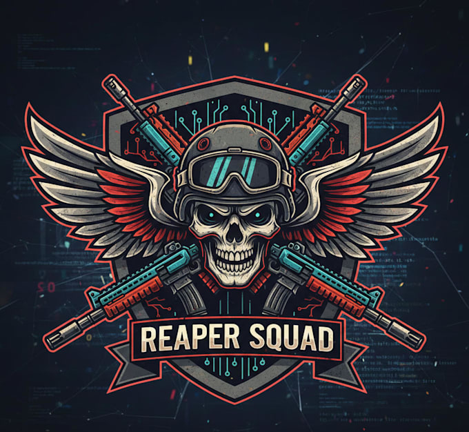 design a custom shooter gaming logo