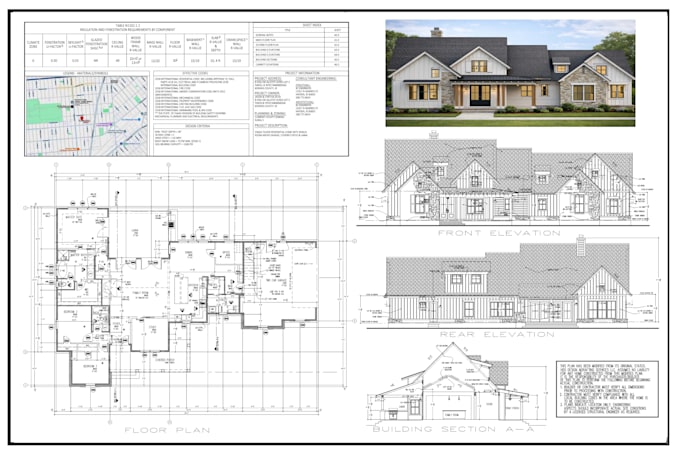 Architect of city permit construction drawings, floor plans, autocad ...