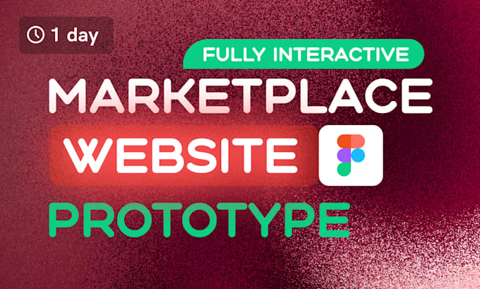 create a clickable website prototype for your marketplace