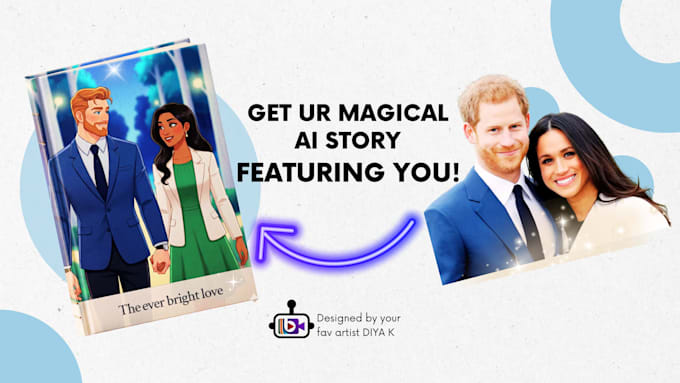 create a 2k custom ai animated storybook printable about you