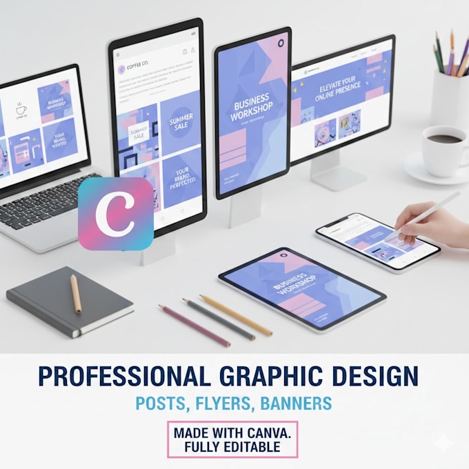 design canva posts and flyers