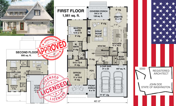 create building permit drawing utah, washington pe stamp for architectural plan
