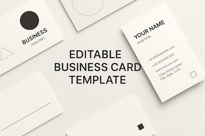 create modern editable business card templates in canva