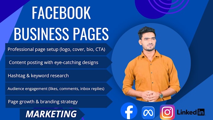create a facebook page for business