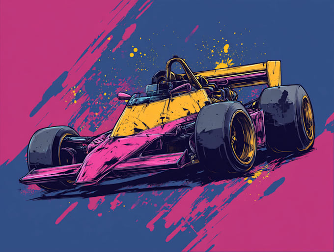 Design 90s vintage racing car tshirt graphic by Ethanwep | Fiverr