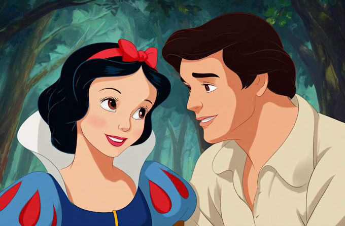 do disney cartoon portrait