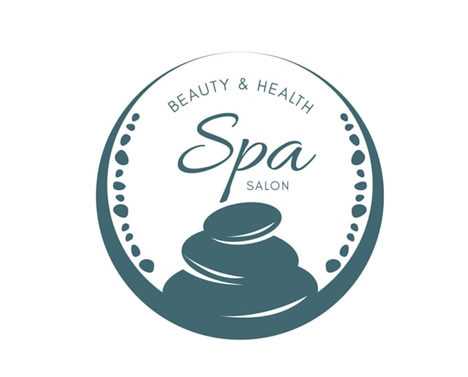 design luxury spa logo design with branding kit