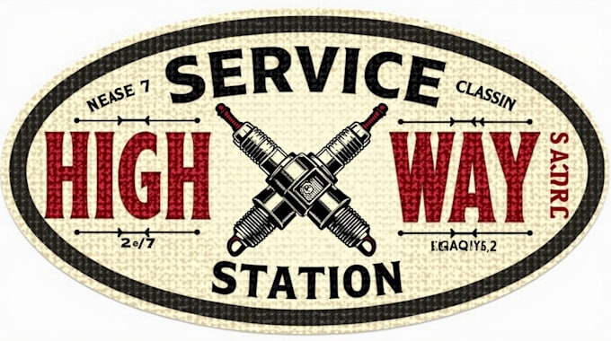 design outstanding garage spark plug logo