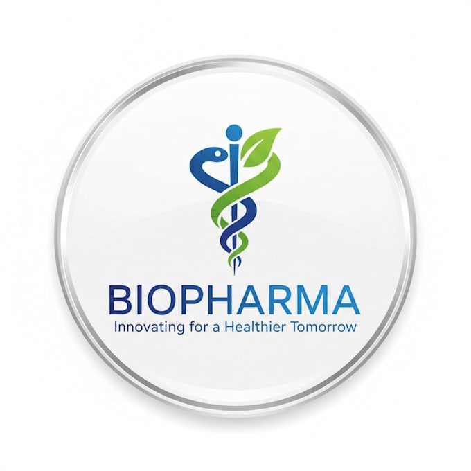design a professional pharmaceutical logo for your brand