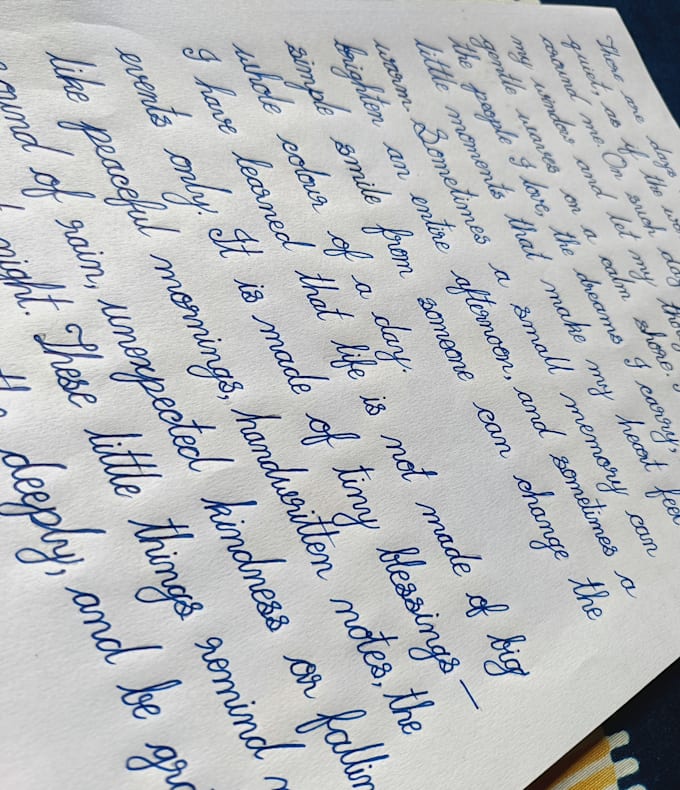 create aesthetic handwritten letters and notes