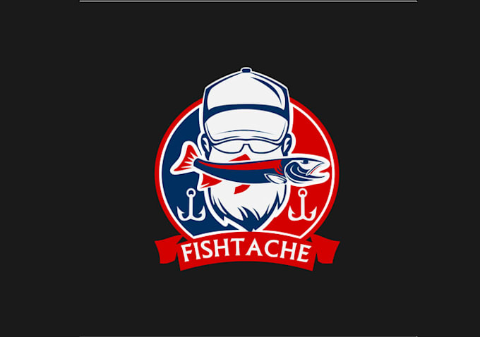 design awesome mascot fish logo