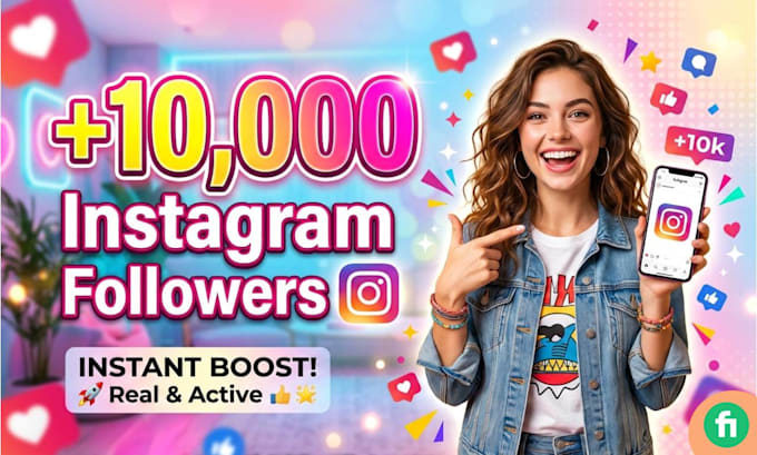 instantly gain 10,000 real instagram followers