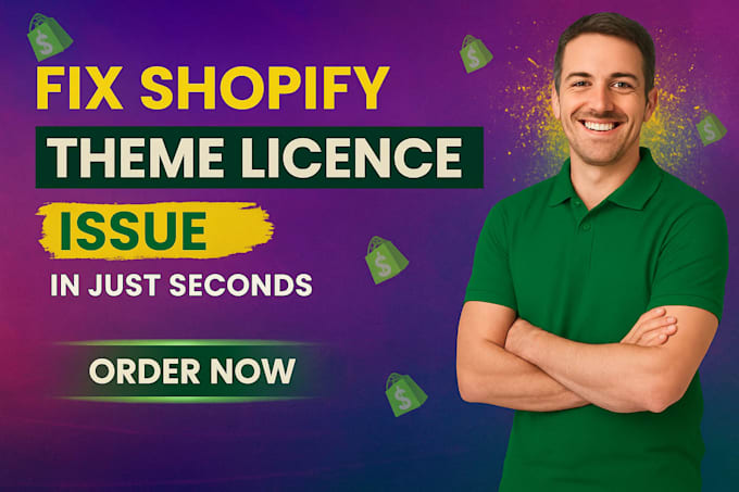 install and fix shopify theme licence issue