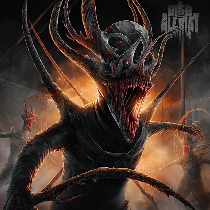 draw dark fantasy horror and creature illustrations