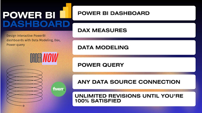 design interactive power bi dashboards with dax, power query