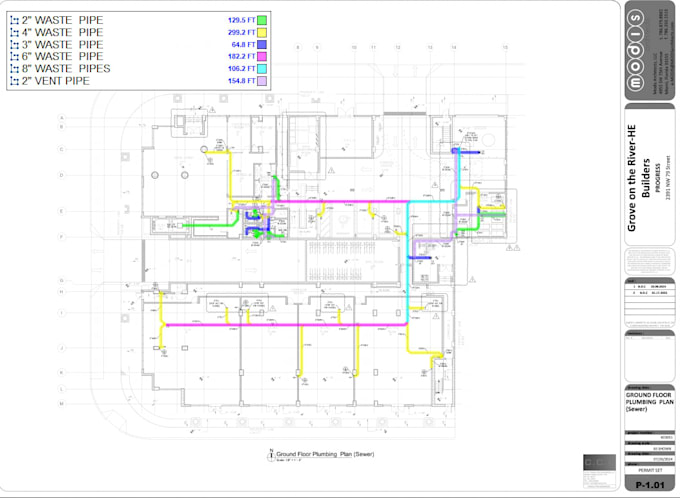 provide plumbing cost estimation and material takeoff