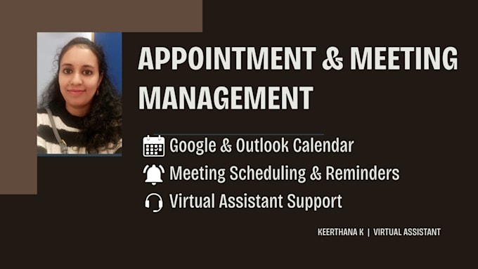 handle your calendar scheduling and meeting coordination