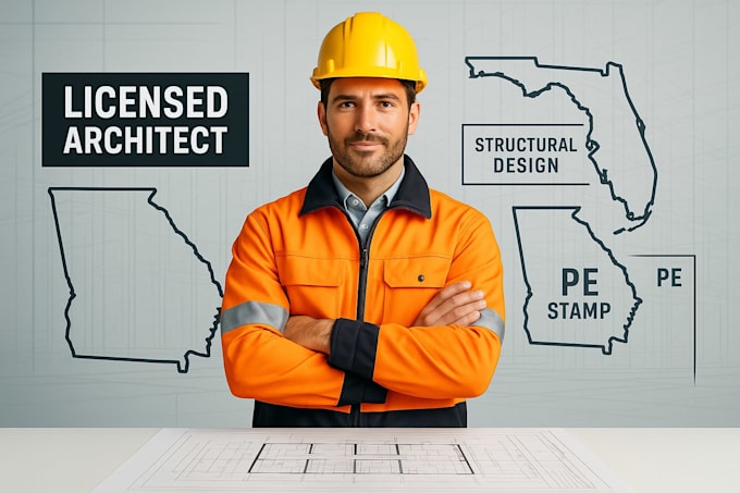 Licensed architect, structural design, pe stamp in florida, georgia by ...