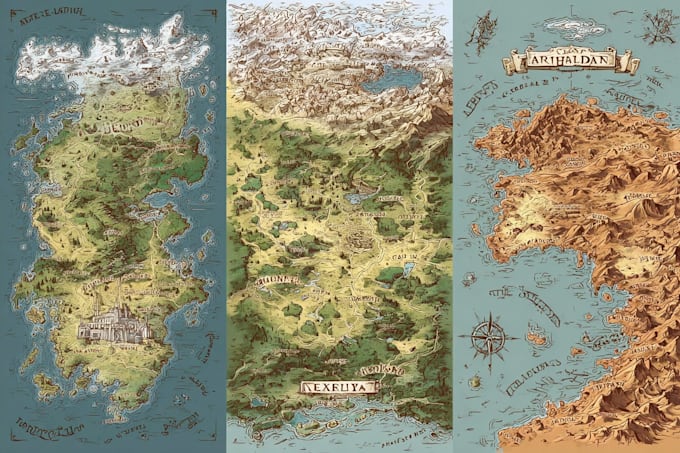 do fantasy map design vector map illustration city map fantasy map maker dnd map