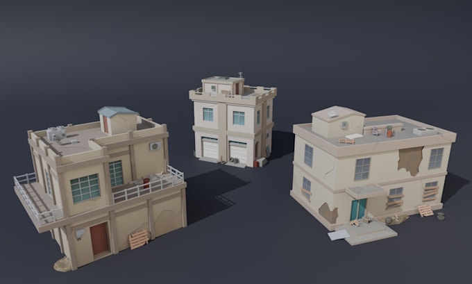 create stylized low poly 3d models in blender