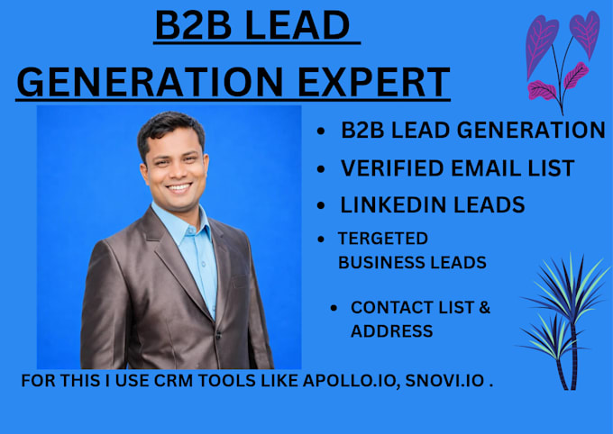 do b2b lead generation with business leads, verified email leads