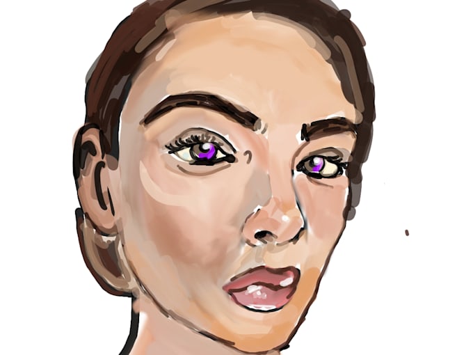 digitally paint a portrait