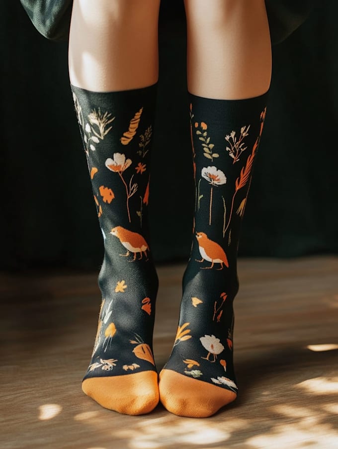 design unique socks design for your brand