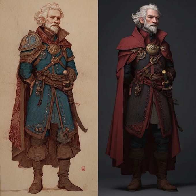 dnd character art and dnd character art