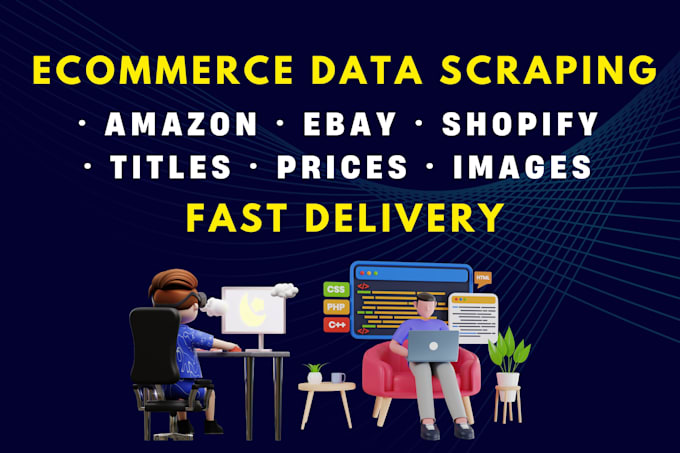 scrape amazon, ebay, shopify, or any ecommerce store product data