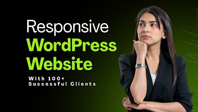 develop responsive wordpress website for you
