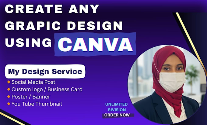 Canva graphic designer for attractive social media content by Umme ...