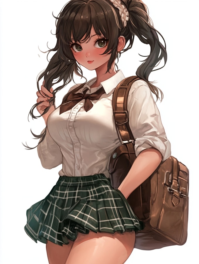 do a anime character