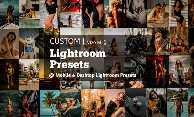 custom aesthetic professional lightroom preset mobile desktop