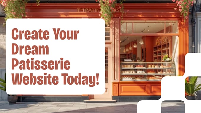 build a pastry and patisserie website with online ordering