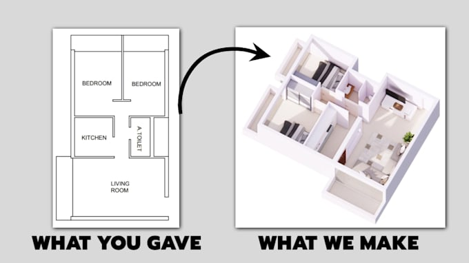 create 3d floor plans
