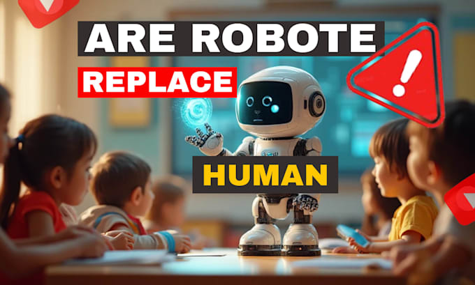 generate high quality robotic ai futuristic artwork and thumbnails