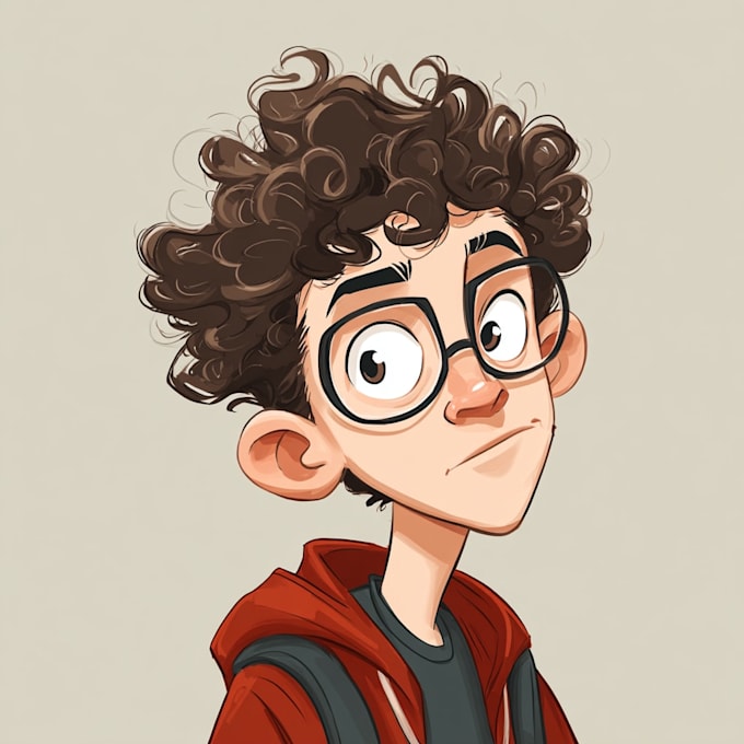draw cute cartoon portrait