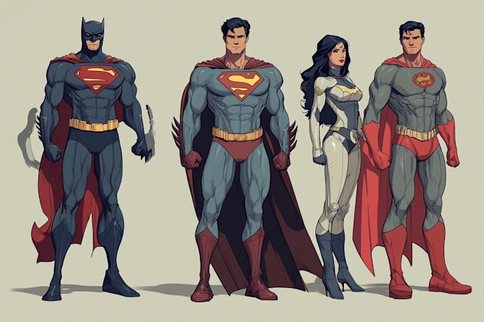 do a superhero comic